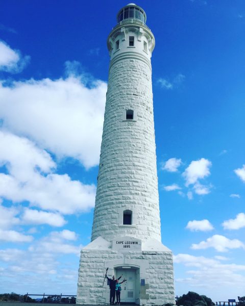 hiking to Cape Leeuwin Lighthouse